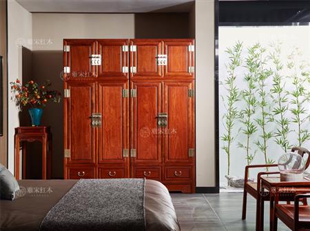 2米園林風光頂箱柜（素面/雕花）